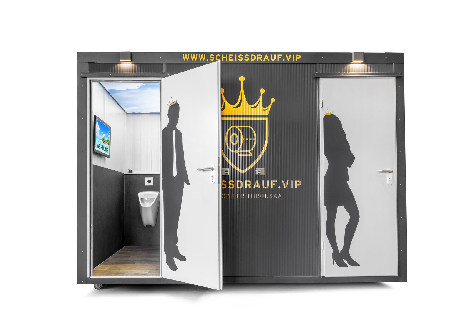 VIP WC-Container von scheissdrauf.vip